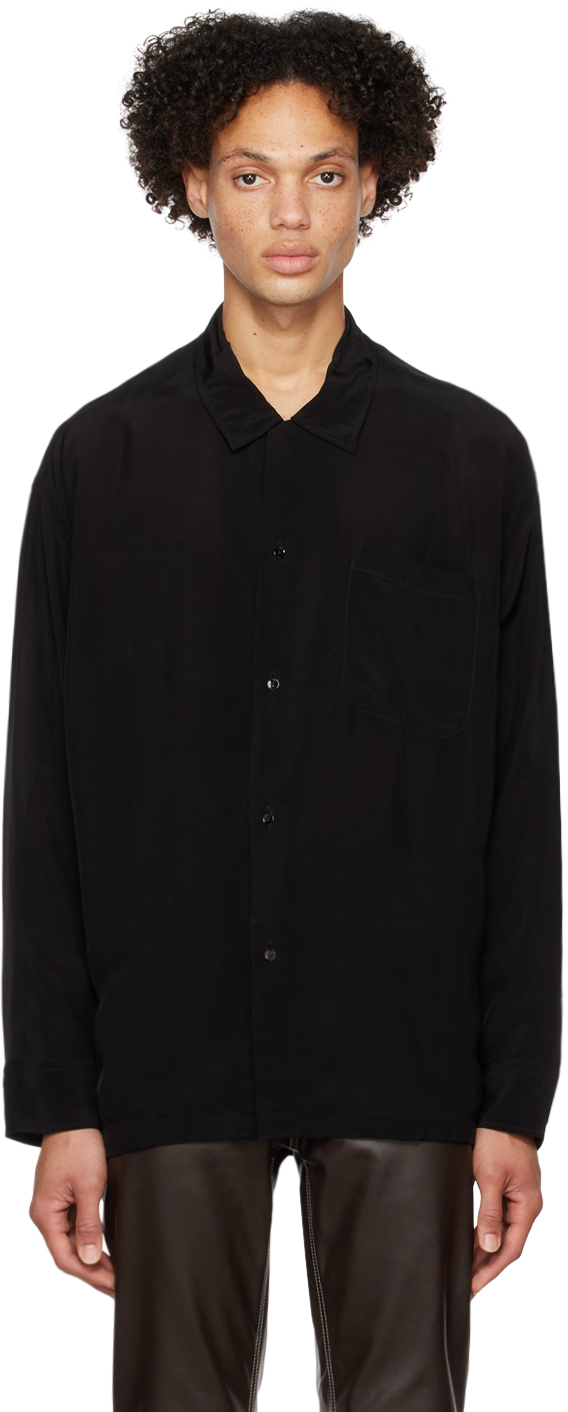 CMMN SWDN Black Arlo Shirt