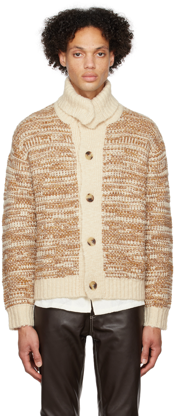 Brown Ophir Cardigan by CMMN SWDN on Sale