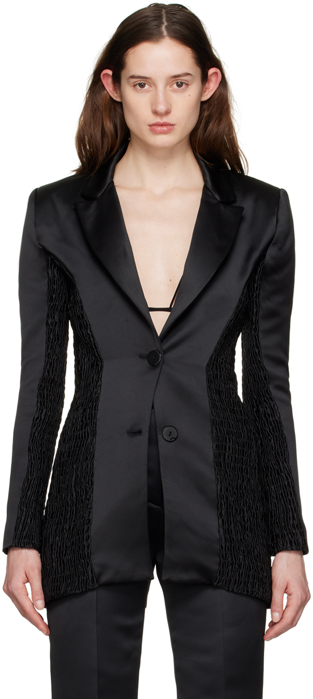 Pointy hot sale shoulder blazer