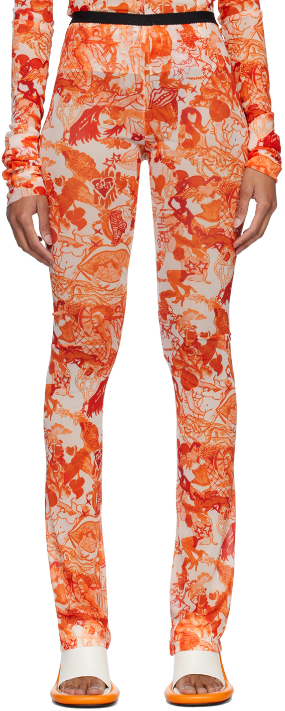Marco Rambaldi SSENSE Exclusive Orange Trousers