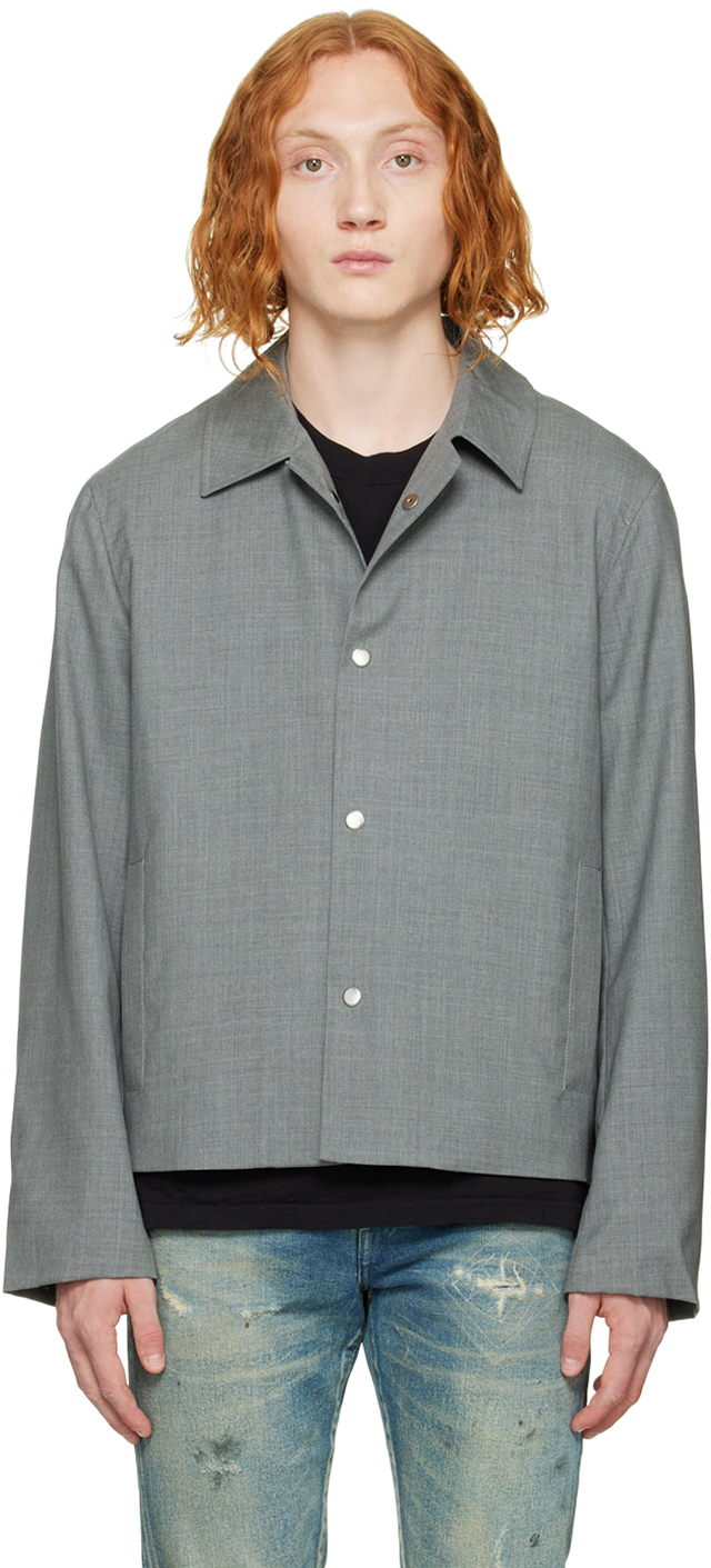 JOHN ELLIOTT GRAY RELAXED JACKET 