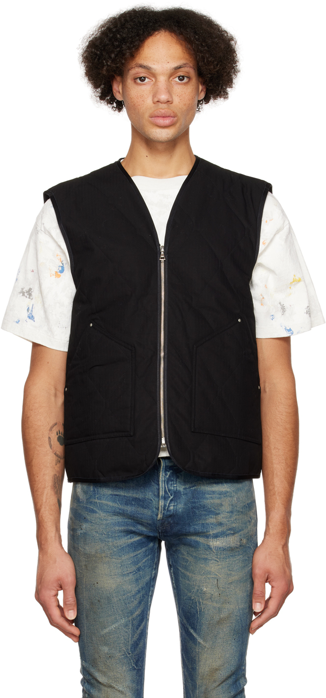 John Elliott Black N-1 Liner Vest