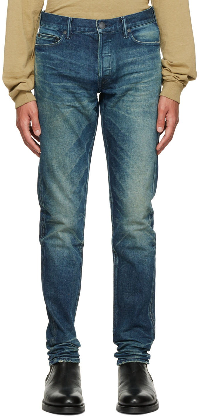 John Elliott: Indigo 'The Cast 2' Jeans | SSENSE