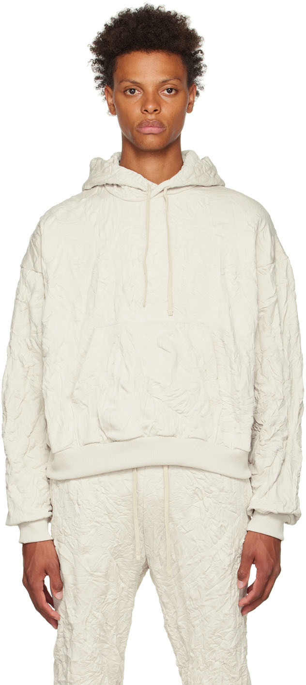 【関税込み】John Elliott トープ Frame フーディ LEATHERTHUMPERJACKETTYPEIII_DR