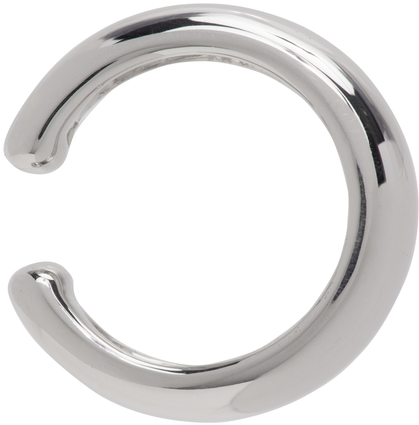 Tom Wood Silver Thick Single Ear Cuff SSENSE Canada