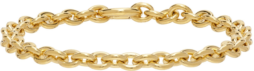 Tom Wood: Gold Ada Bracelet | SSENSE