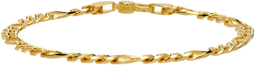 Tom Wood: Gold Thick Figaro Bracelet | SSENSE