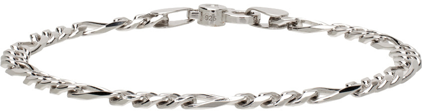 Tom Wood Silver Thick Figaro Bracelet