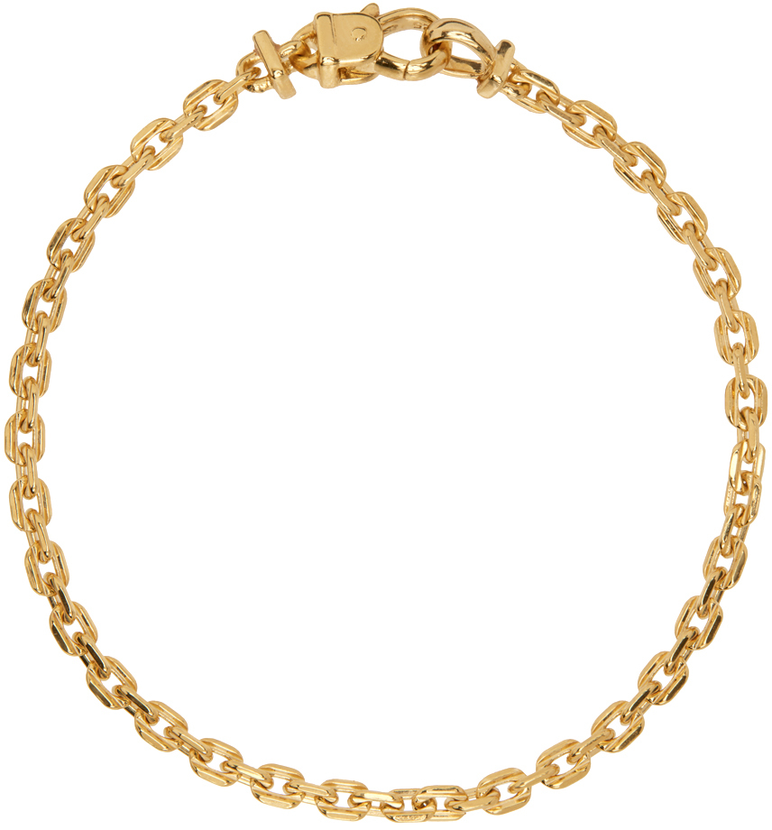 Tom Wood: Gold Anker Bracelet | SSENSE UK