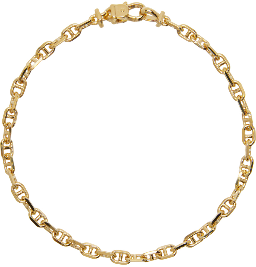 Tom Wood: Gold Cable Bracelet | SSENSE UK