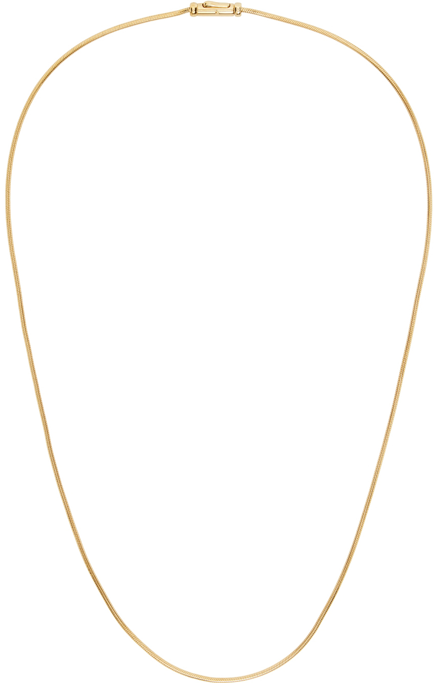 Gold Boa Chain Necklace