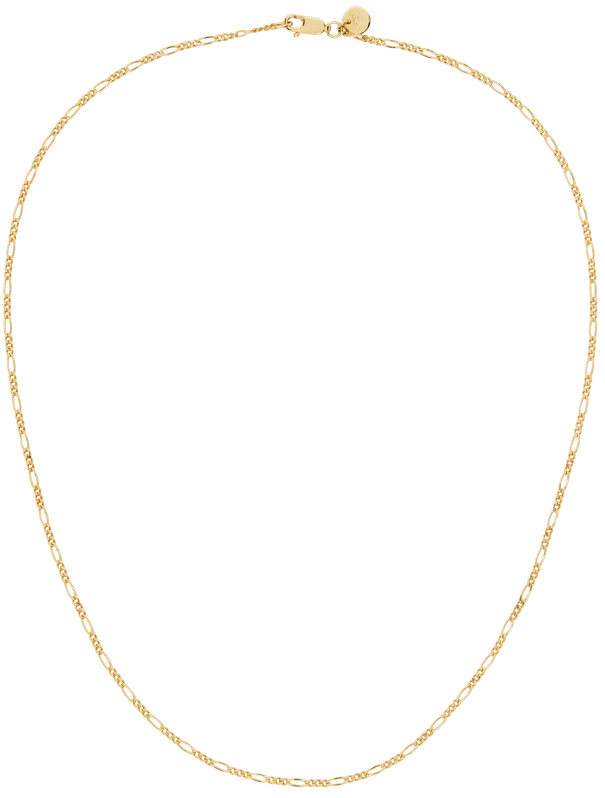 Tom Wood: Gold Figaro Chain Necklace | SSENSE