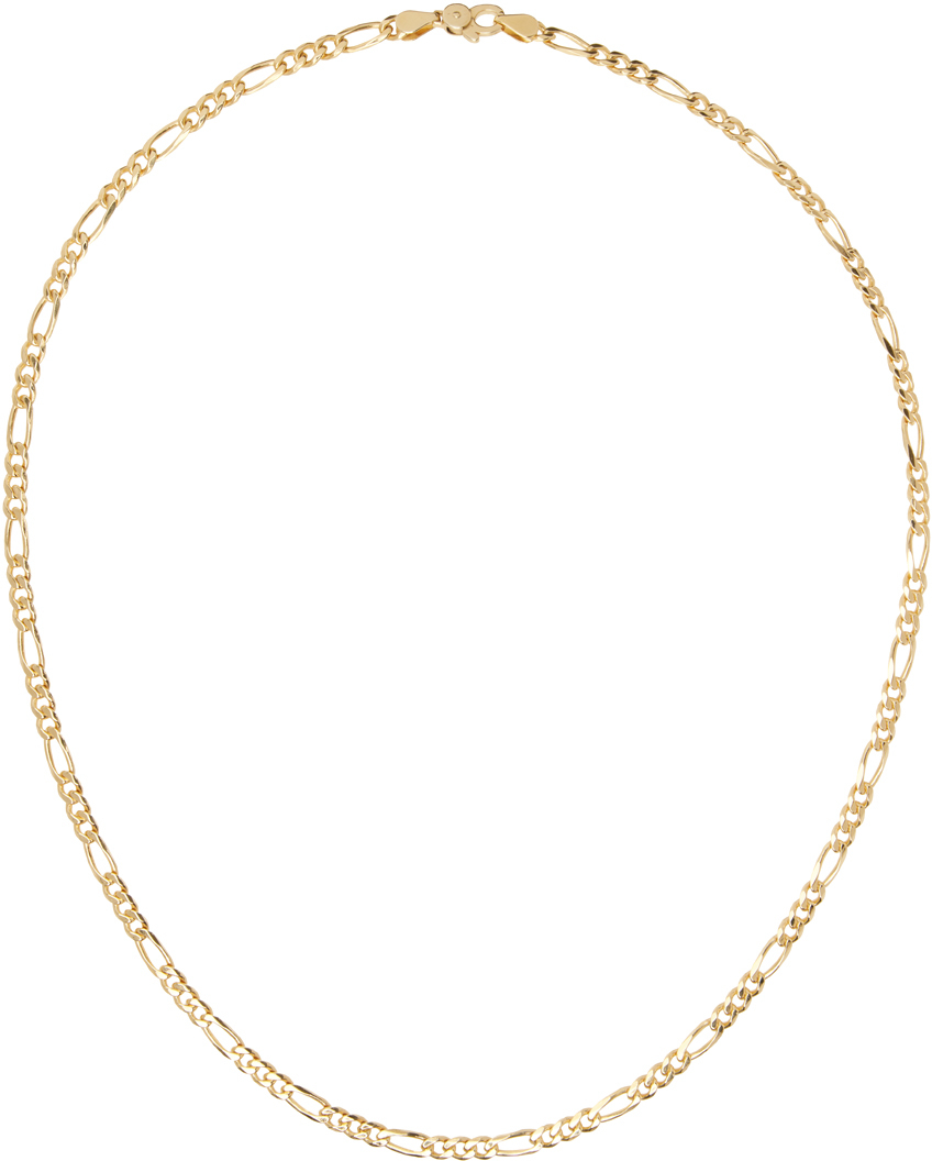 Gold Figaro Thick Chain Necklace