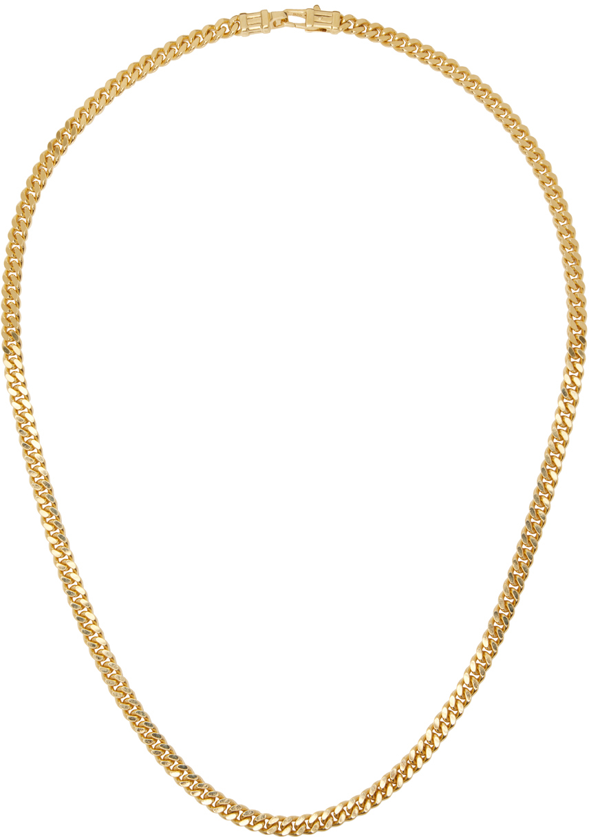 Tom Wood: Gold Large Curb Chain Necklace | SSENSE