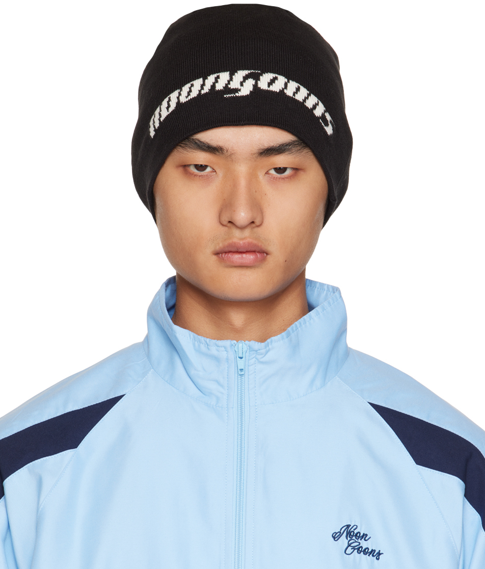 Noon Goons Black Spinner Beanie SSENSE