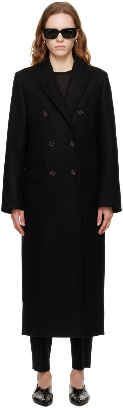 Totême Black Tailored Coat
