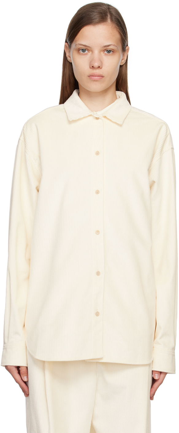 Totême Off-White Cord Shirt