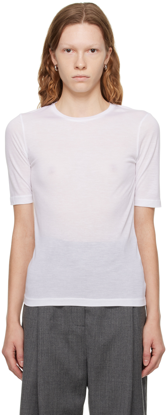 Totême Off-White Thin T-Shirt