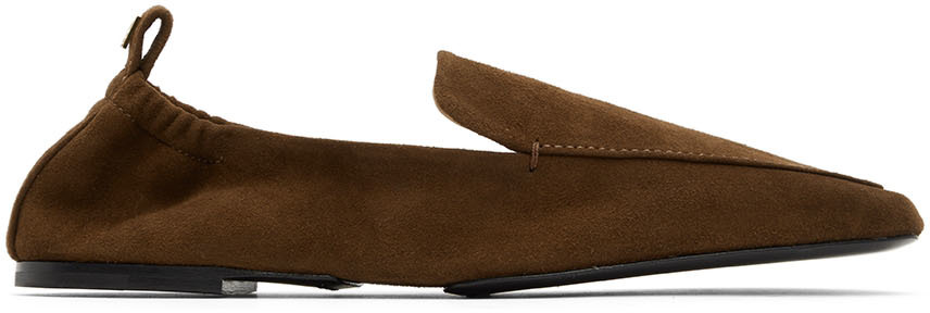 TOTÊME BROWN 'THE TRAVEL' LOAFERS