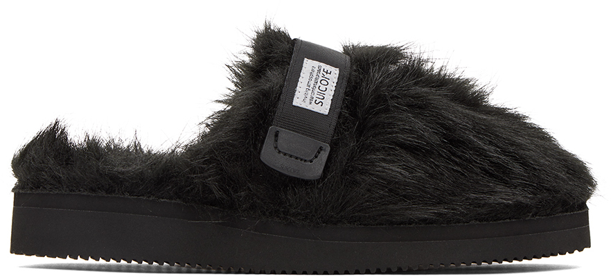 Black ZAVO-2EU Sandals by Suicoke on Sale