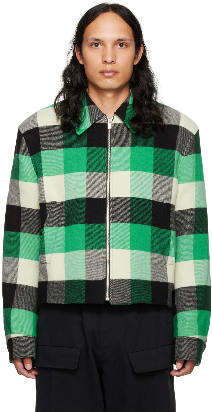 Recto: Green Plaid Jacket | SSENSE