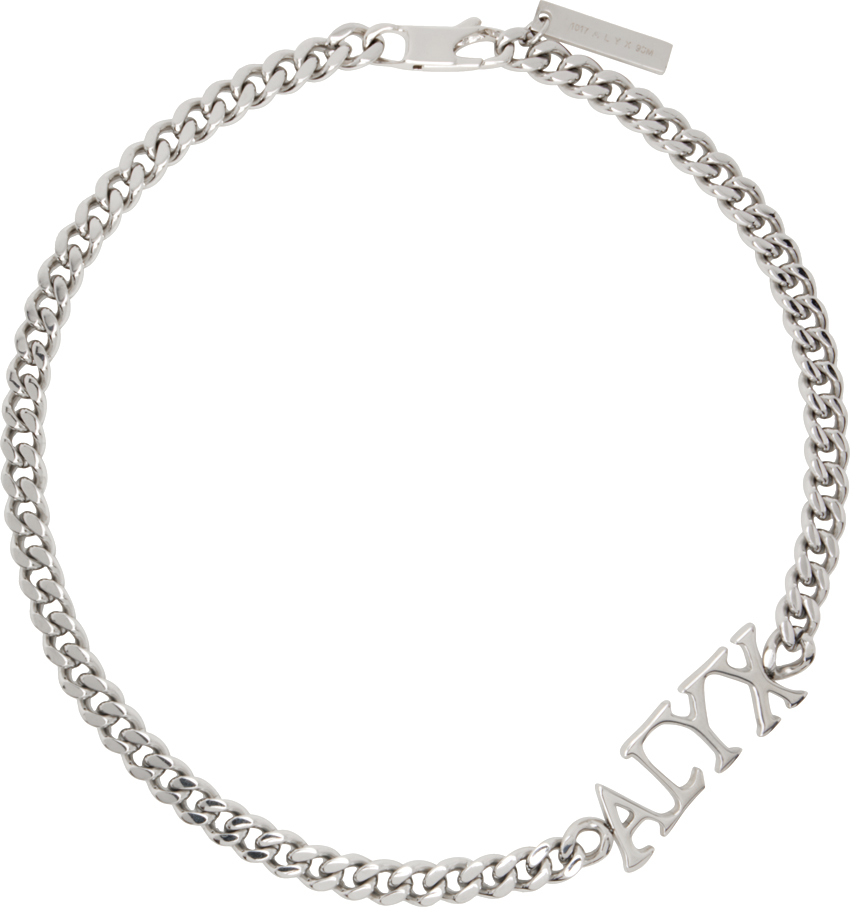 1017 ALYX 9SM Silver Curb Chain Necklace