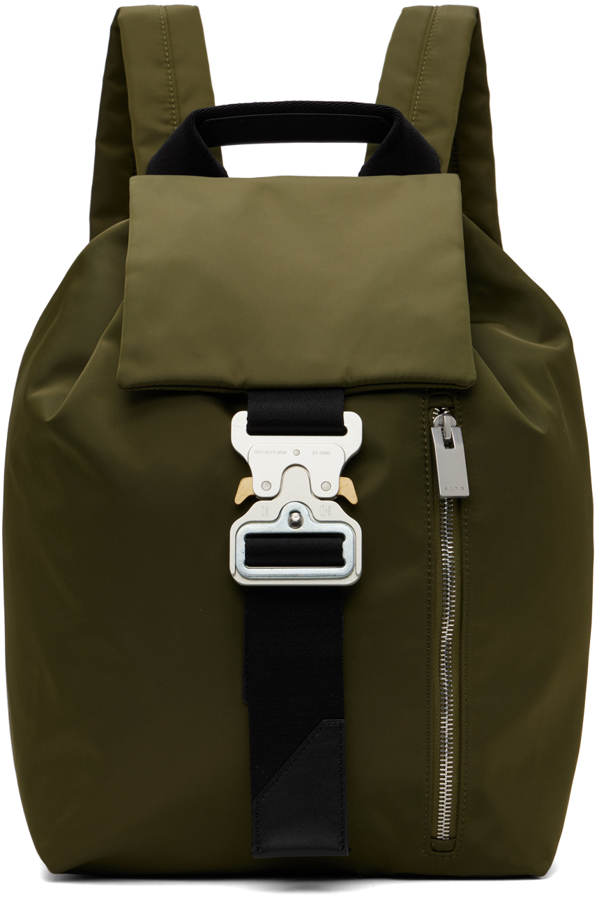 SSENSE Women Accessories Bags Rucksacks Khaki Tank Backpack 