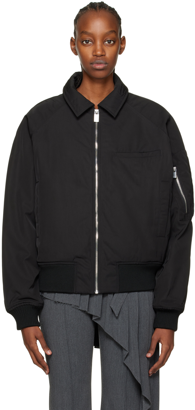 Black Press-Release Bomber Jacket by 1017 ALYX 9SM on Sale