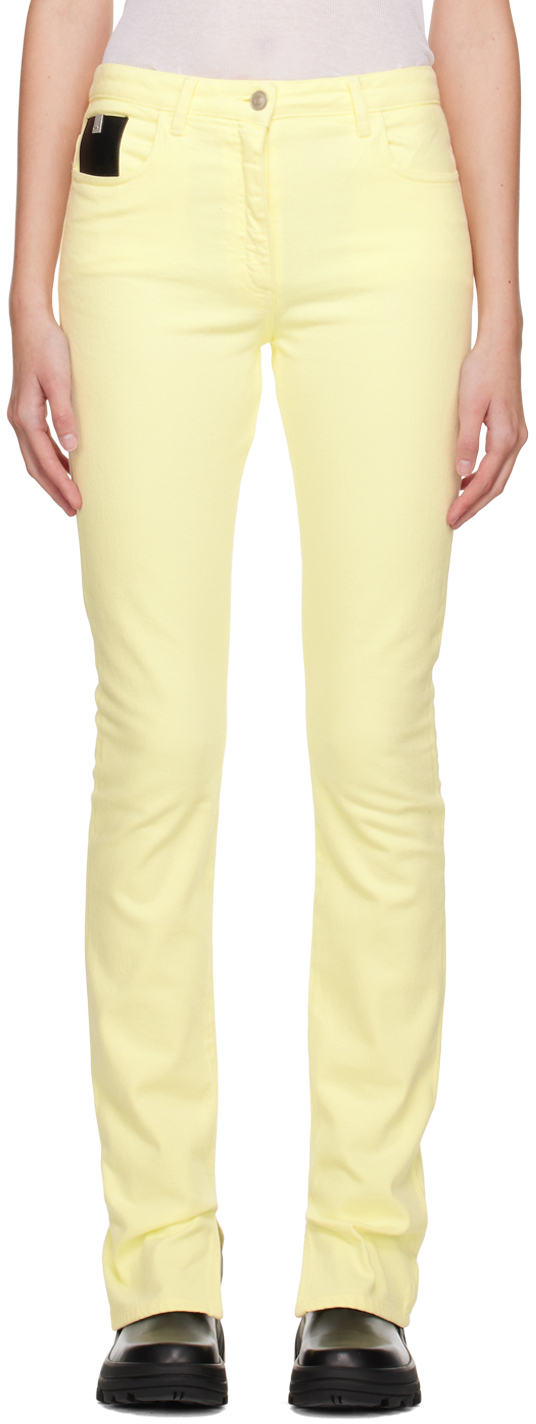 1017 ALYX 9SM Yellow Spliced Jeans