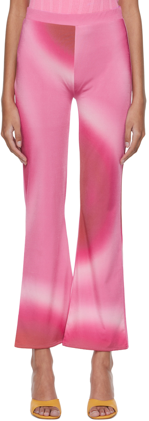 IUGA Relaxed Women Pink Trousers - Price History