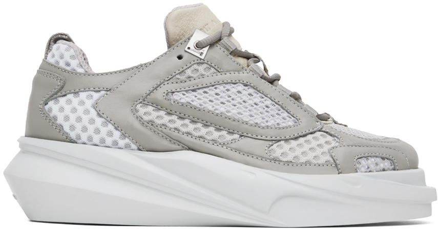 1017 ALYX 9SM Gray Mono Hiking Sneakers | Smart Closet