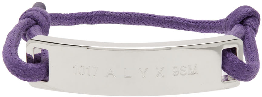 1017 ALYX 9SM Purple Band ID Bracelet