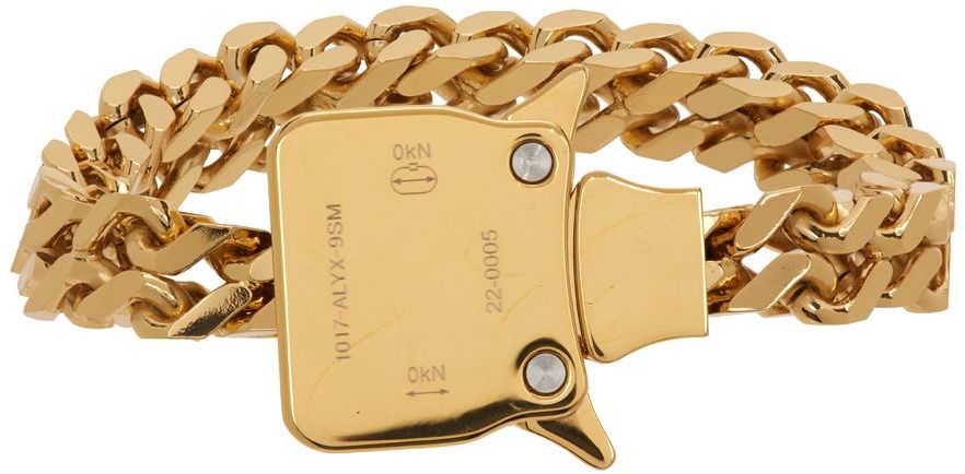 Ssense Uomo Accessori Gioielli Bracciali Gold Cubix Bracelet 