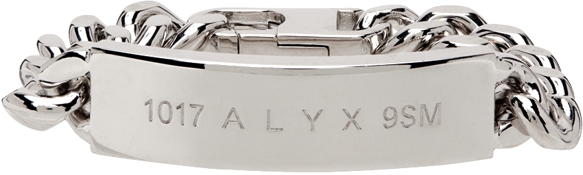 1017 ALYX 9SM Silver ID Bracelet