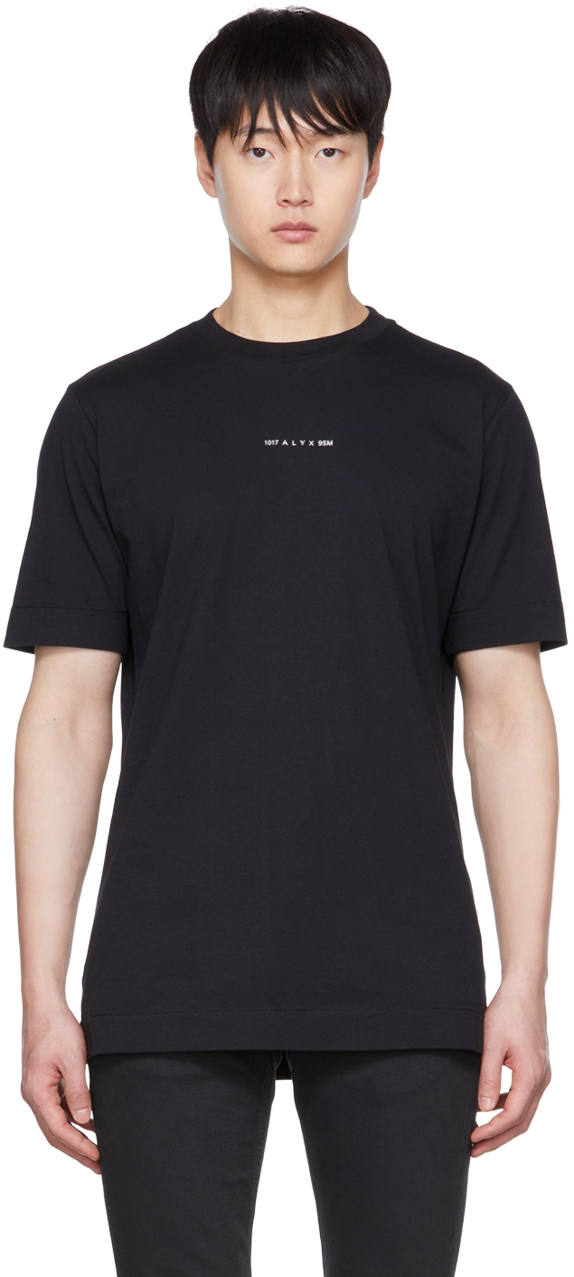 Black Graphic T-Shirt by 1017 ALYX 9SM on Sale
