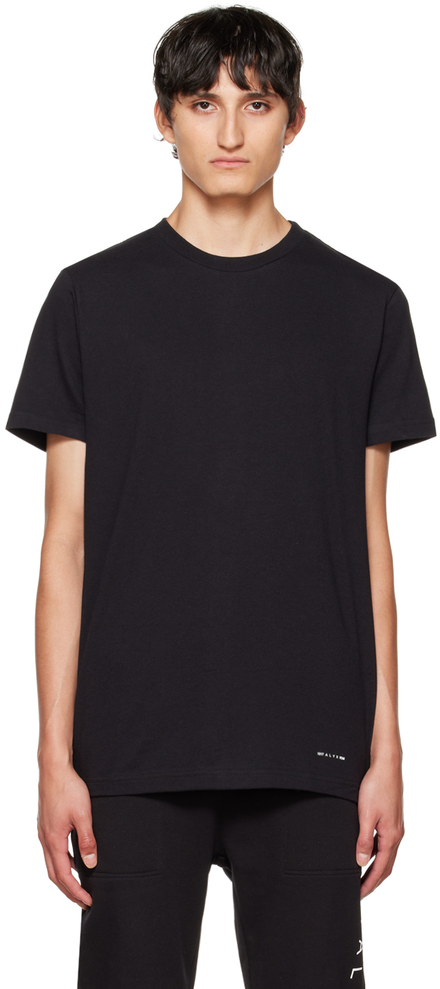 1017 ALYX 9SM Three-Pack Black Visual T-Shirts