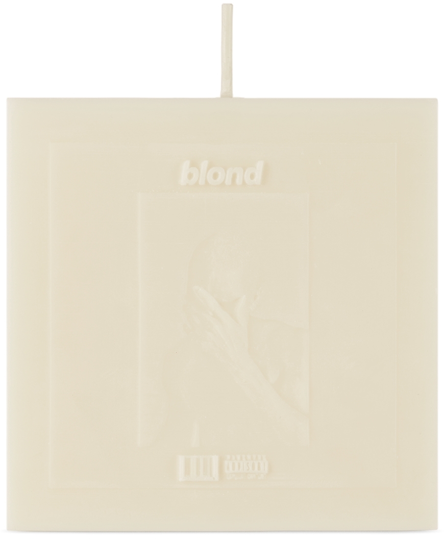 Santos.studio Ssense Exclusive White 'blond' Candle In N/a