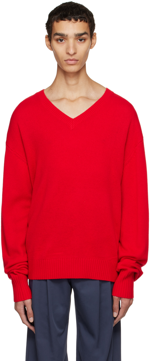Maryam Nassir Zadeh Red Davis Sweater