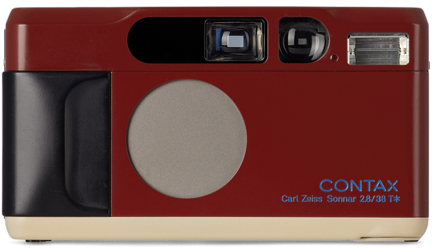 SSENSE Exclusive Red MAD Contax T2 Camera by MAD Paris on Sale