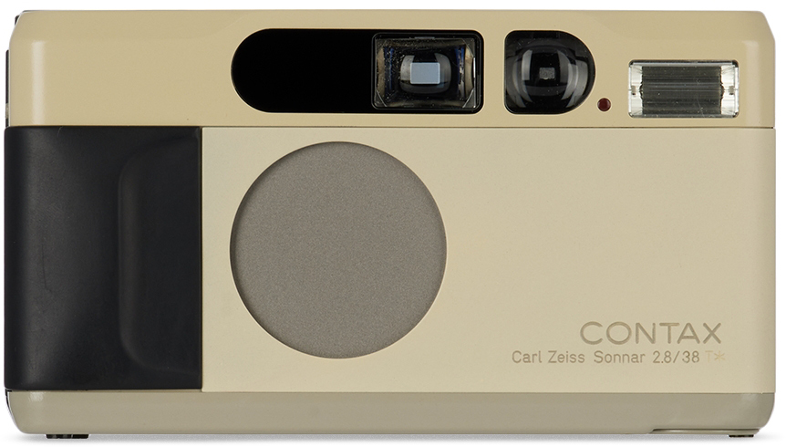 SSENSE Canada Exclusive Beige MAD Contax T2 Camera by MAD Paris