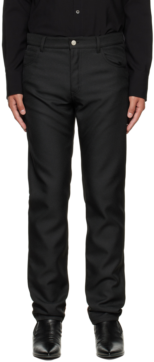 Courrèges Black Polyester Trousers