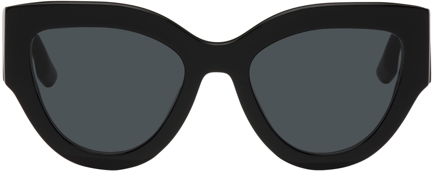 Black Oversize Cat-Eye Sunglasses by Victoria Beckham on Sale