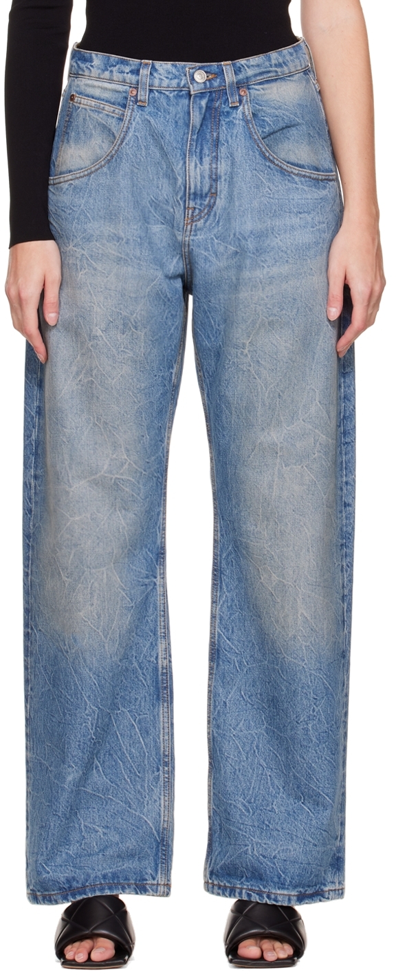 Victoria Beckham: Blue Mia Jeans | SSENSE Canada