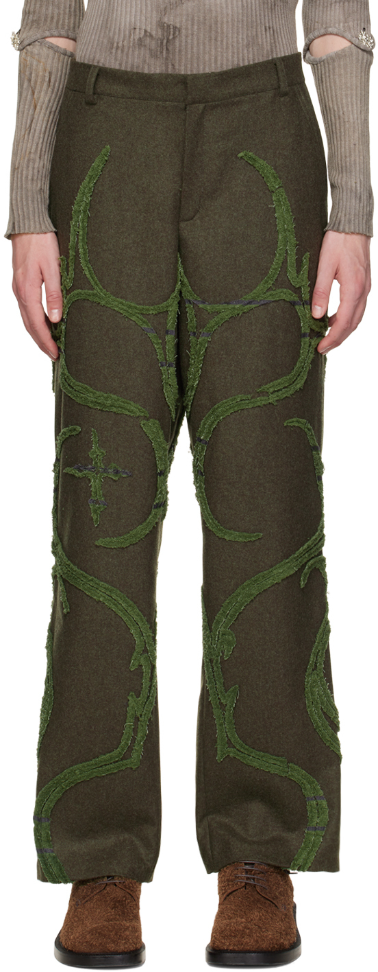 Green Overgrown Trousers
