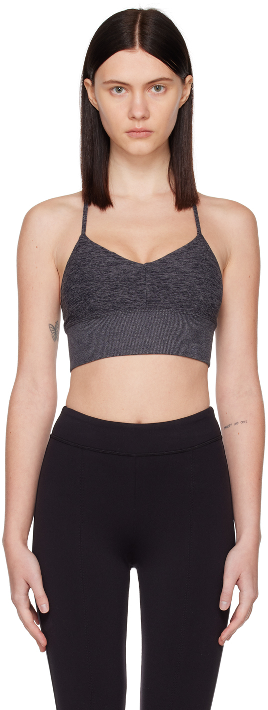 Sujetadores Alo Yoga Alosoft Lavish Mujer Gris Oscuro En
