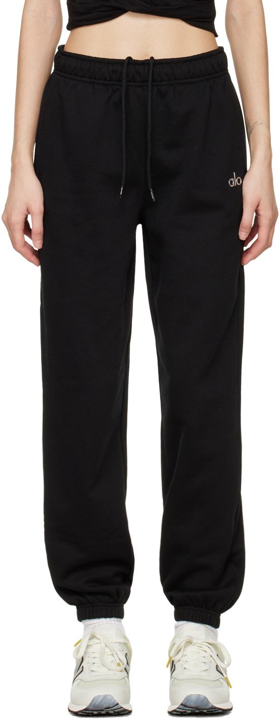 Black Accolade Lounge Pants by Alo on Sale