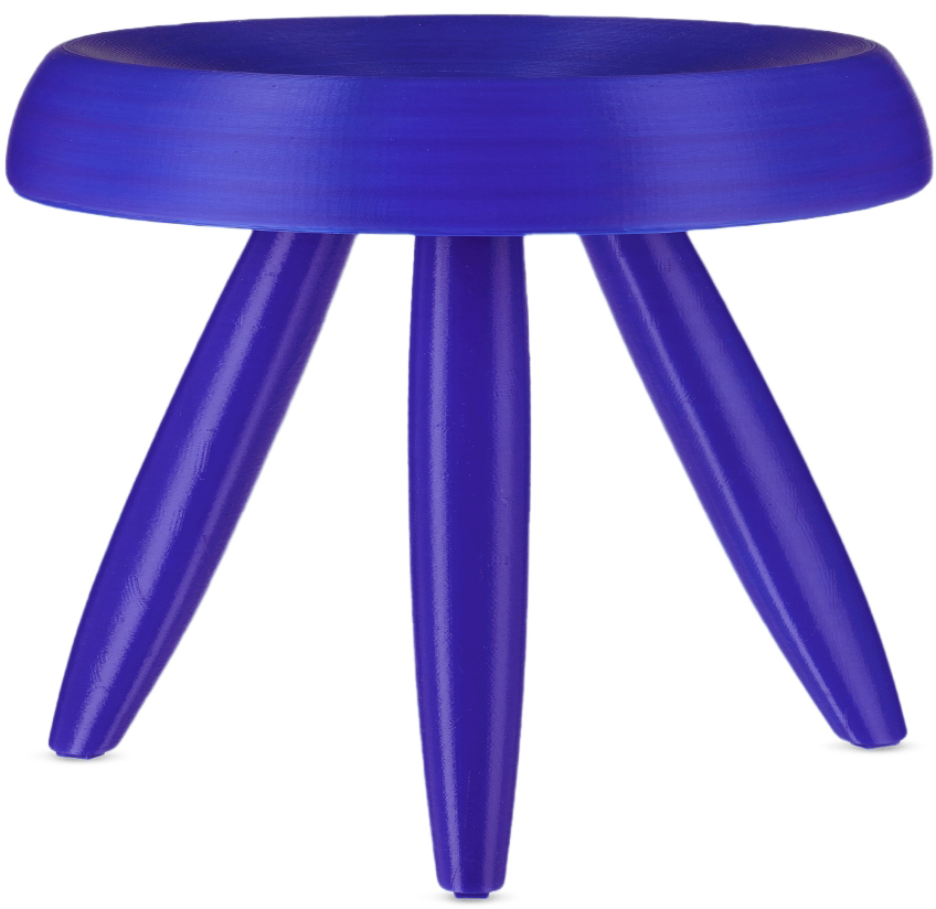 Temporary.company Ssense Exclusive Blue Cp 1 Stool In Ultra Blue