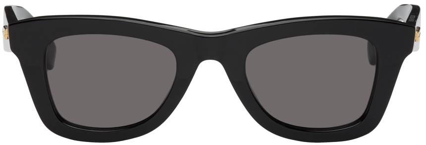 Bottega Veneta Black Acetate Sunglasses