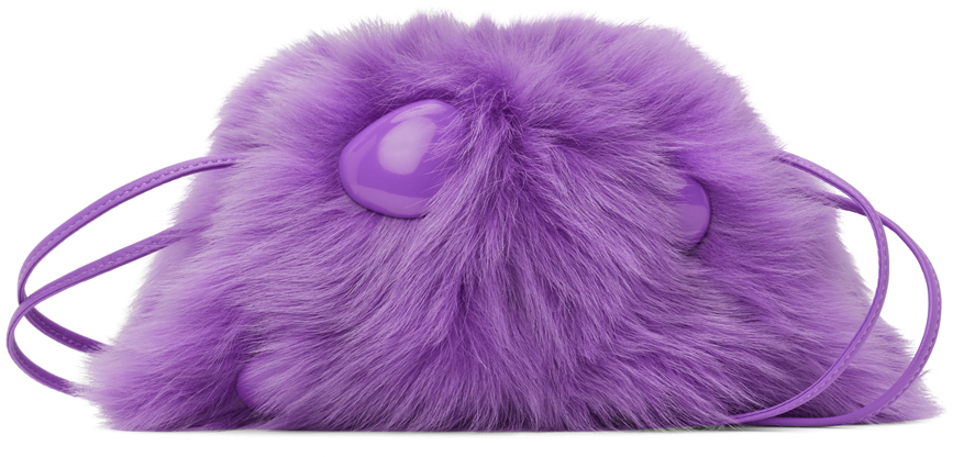 Purple Studded Clutch