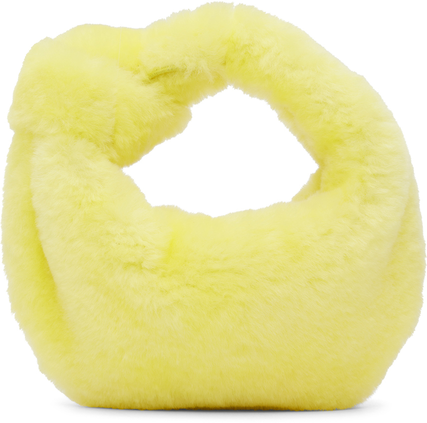 Bottega Veneta Yellow Mini Jodie Top Handle Bag